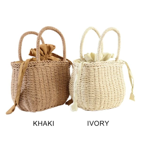 Halmväska Halmväska IVORY ivory