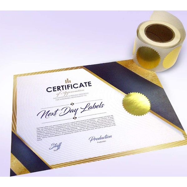Steel Seal Label Palkintotarrat Paperitarrat