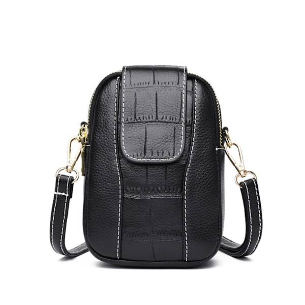 Crossbody Skuldertasker Lynlåstasker SORT Black