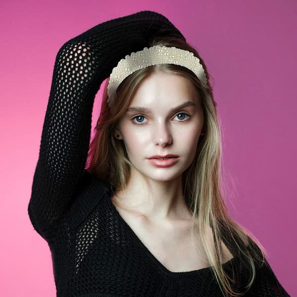 Pearl Headbands Morsiussanka HARMAA Grey