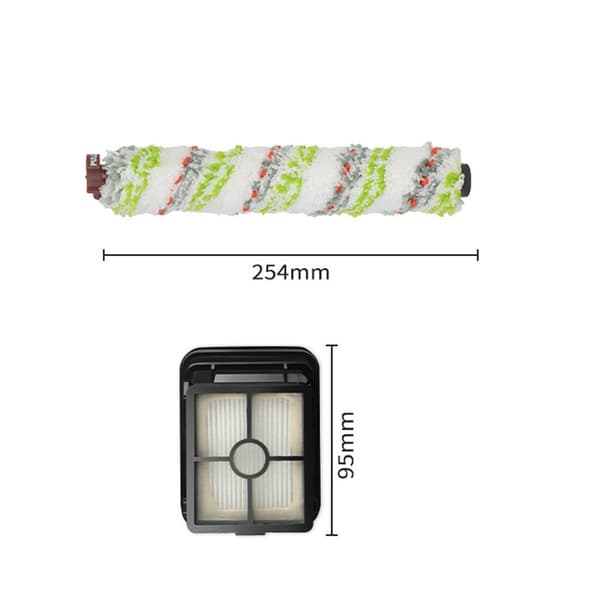 Multi-Surface Pet Brush Rolls Vakuumfiltre