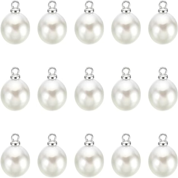 150 stk Pearl Charm anheng Faux Pearl Beads Beads Dingle Charm