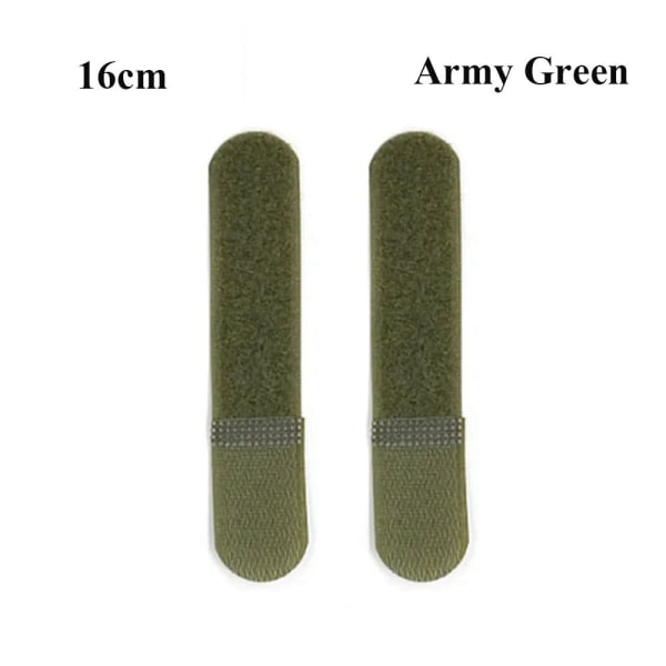 2stk/pak Tactical Molle Ties Kabelbindere ARMY GREEN 16CM Army Green 16cm