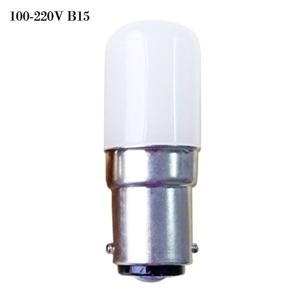 Jääkaapin polttimo Jääkaapin pakastimen valo 100-220V B15 100-220V B15 100-220V B15