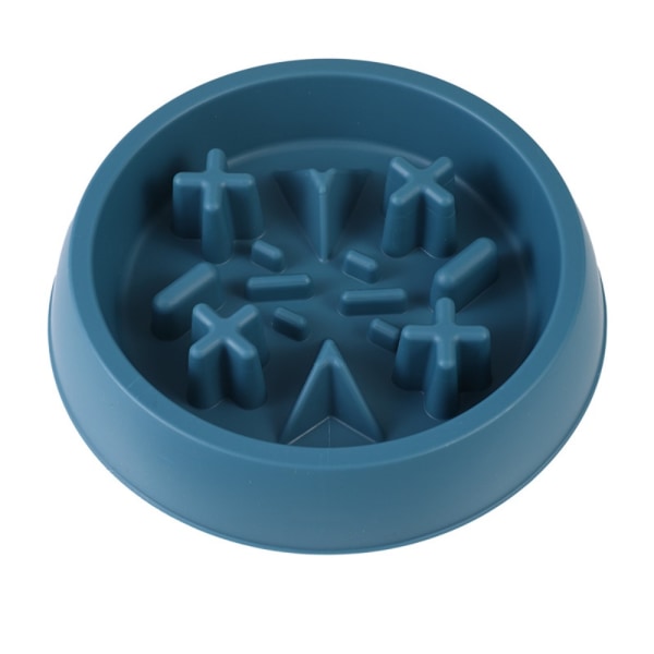 Slow Food Bowl Hundeskål BLÅ SIRKULÆR SIRKULÆR Blue Circular-Circular