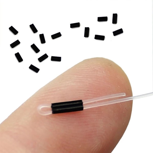 50 stk. Krympehylser for fisketrådrør 0.7MM 0.7MM 0.7mm