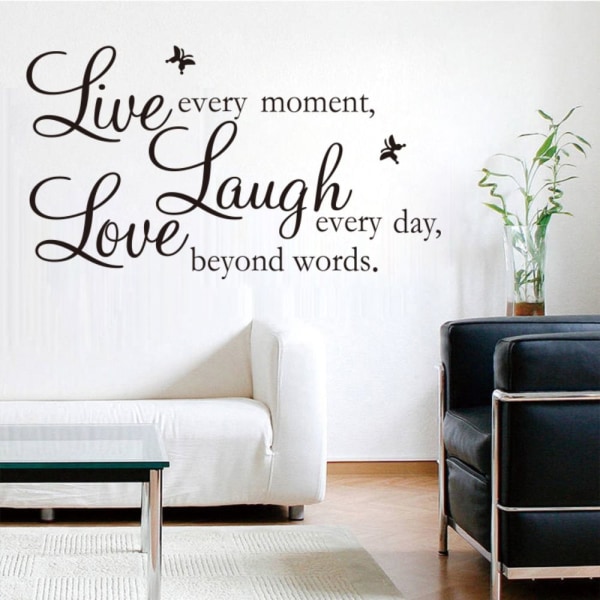 Wall Decor Wall Sticker Live Laugh Love