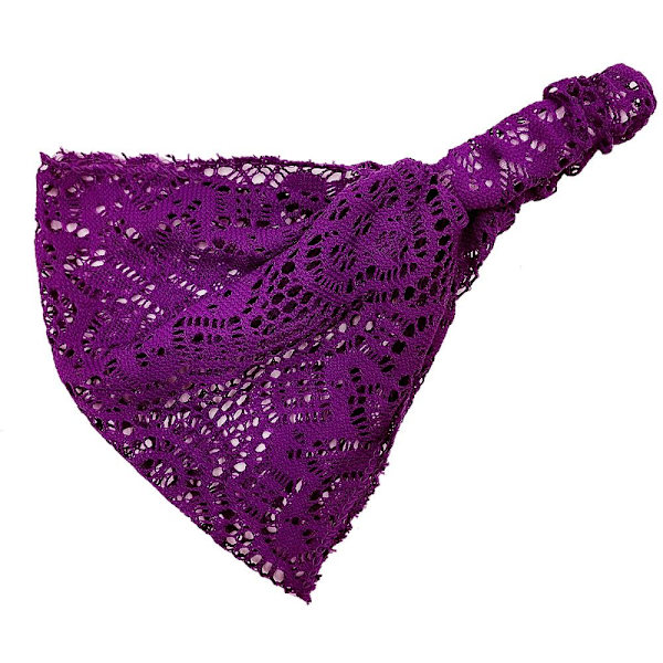 Pannebånd Bredt Blonde Pannebånd LILLA Purple