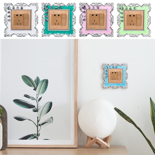 Single Light Switch Cover Sockel Surround Frame KAFFE coffee