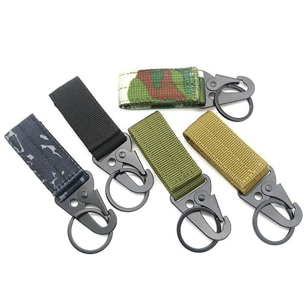 2st Webbing Hängande Spänne Nyckelring ARMY GREEN Army Green