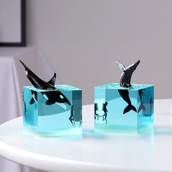 Shark Diver Decoration LED Night Light E E E