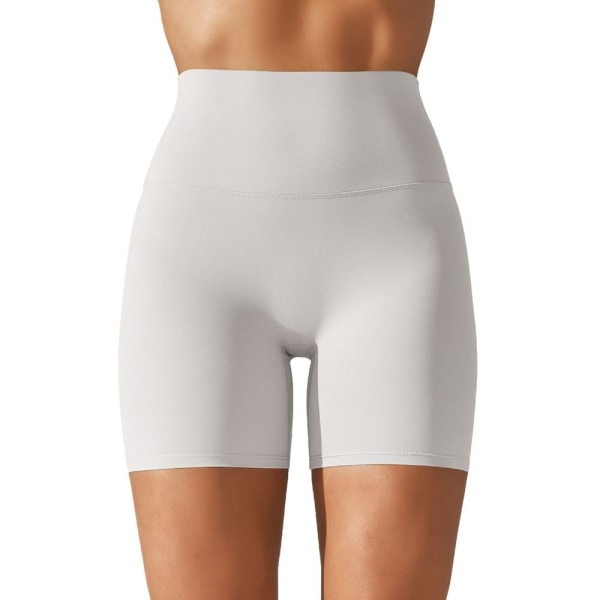 Kvinner Yoga Shorts Peach Buttocks Leggings MWHITE WHITE MWhite