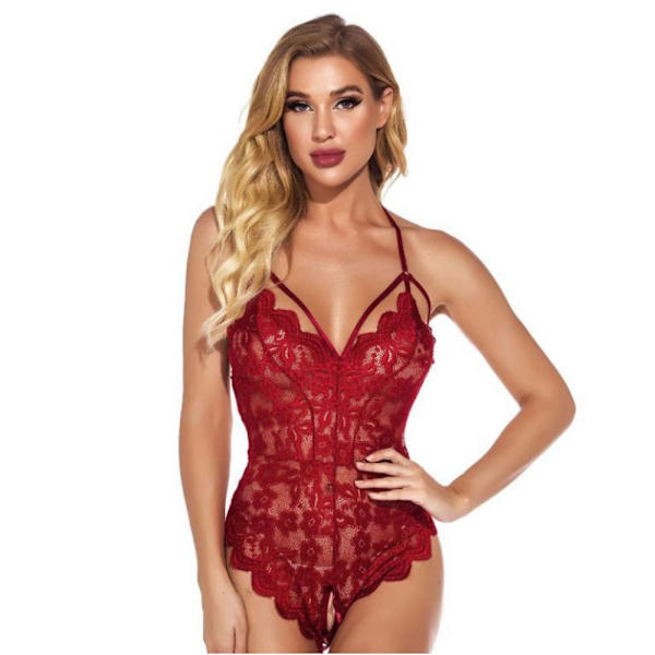 Lace Bodys Alusvaatteet Yöasut-Alusvaatteet RED M red M