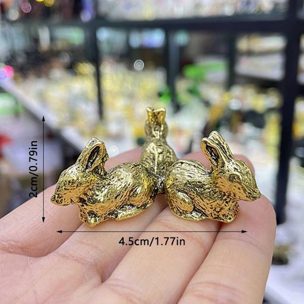 Kanin Display Stand Holder Krystalkugle Base GULD Gold