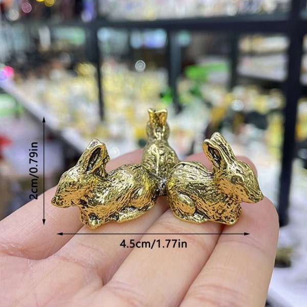 Rabbit näyttötelineen pidike Kristallipallojalusta KULTA Gold