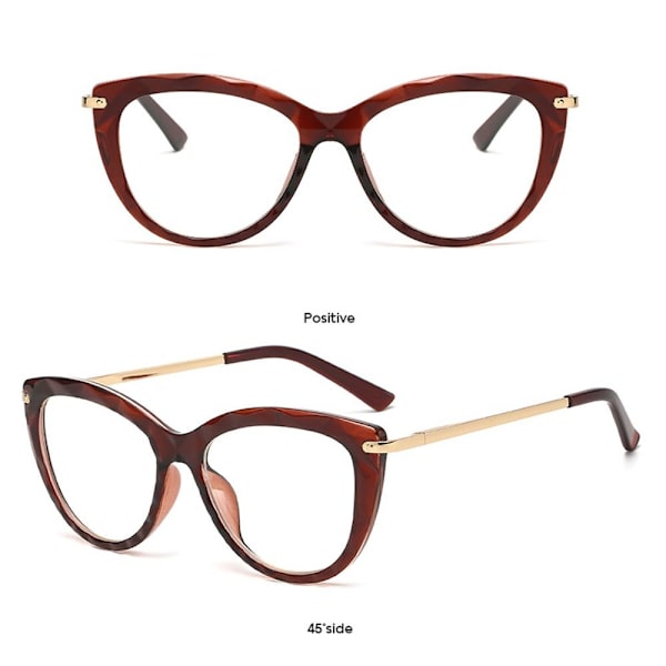 Anti-Blue Light Glasses Ylisuuret silmälasit RUSKEA Brown