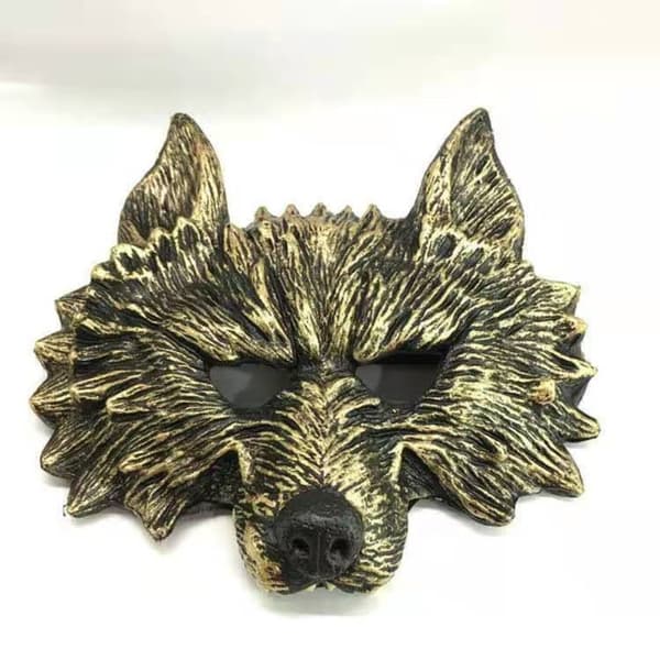 Halloween varulvshandskar Wolf Head 3 3 3