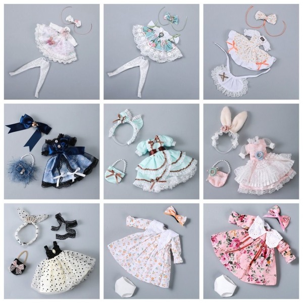 Dockkläder Floral Princess Dress 2 2