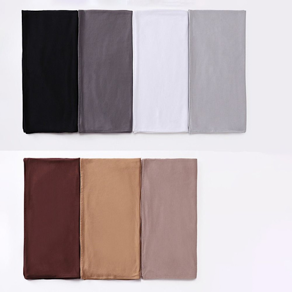 Lange muslimske tørklæder Hovedtørklæde LIGHT KHAKI LIGHT KHAKI light khaki