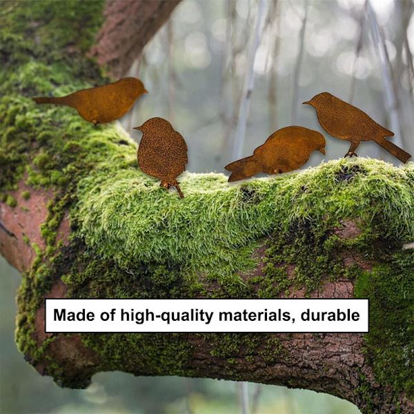 Rusty Metal Birds Fuglefigur 2 2 2