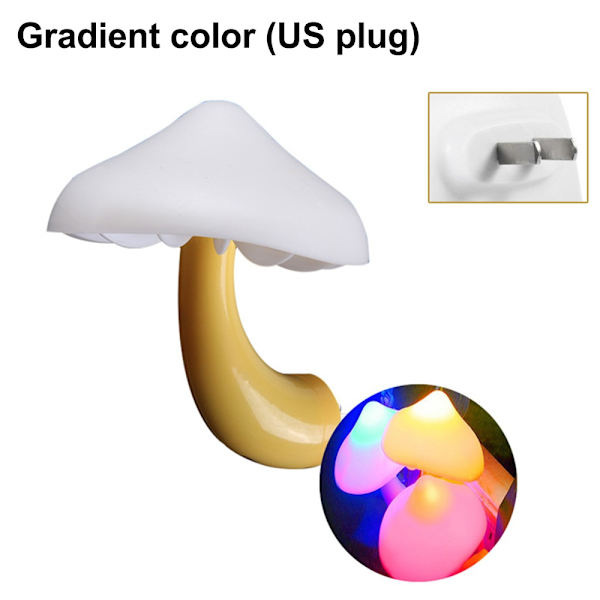 LED-lys Mushroom Night Light 2 2 2