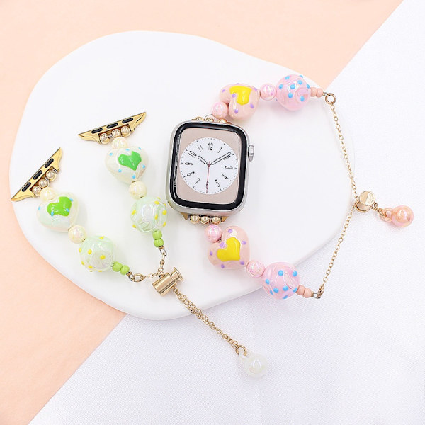 Perlerem smykker armbånd HVID 38/40/41MM 38/40/41MM white 38/40/41mm-38/40/41mm