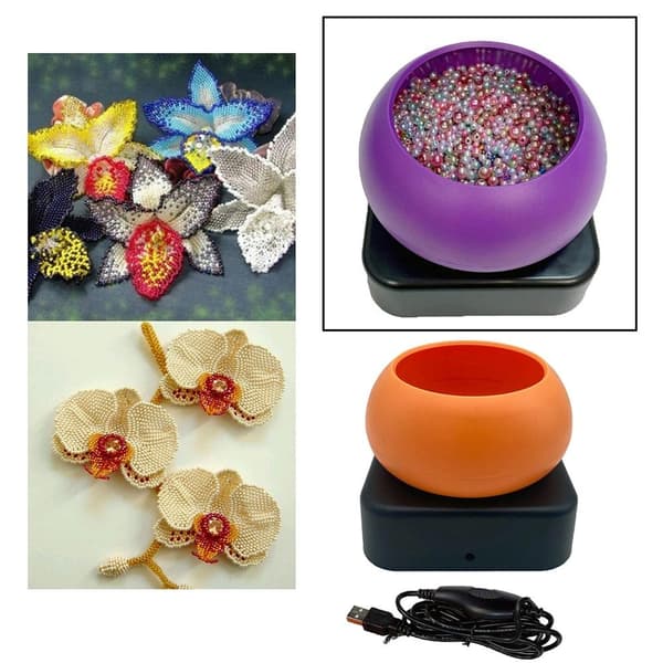 Elektrisk pärlsnurra Pärlskål Spinner ORANGE orange