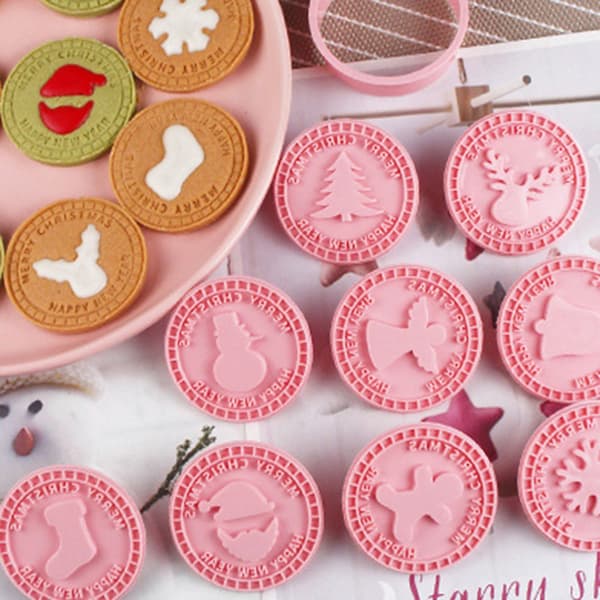9st/ set 3D Snowflake Christmas Biscuit Form Cookie Cutter