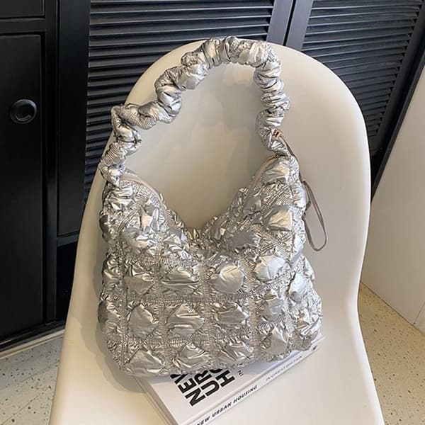 Hobos Shopper Bag Skuldertaske SØLV silver