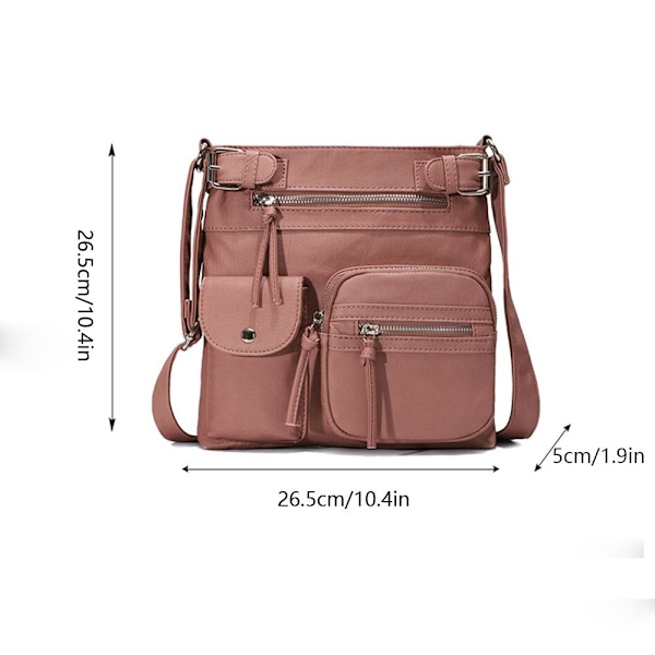 Multifunktionelle Skuldertasker Dame Diagonal Tasker SORT Black