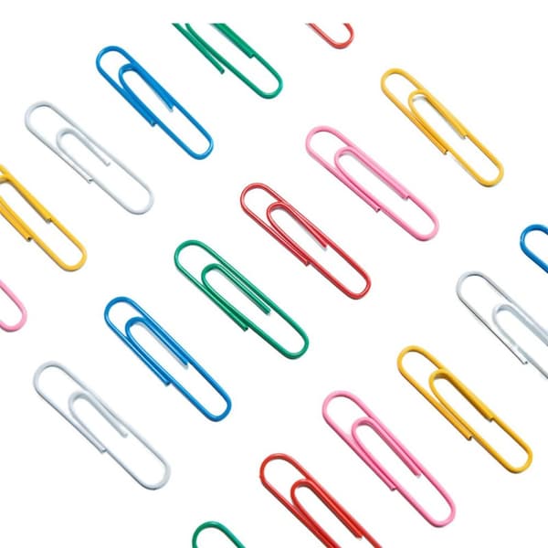 100 st Gem Metall Bokmärken Planer Clips
