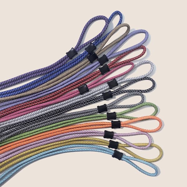 Urheilulasit Rope Eyewear Chain MUSTA black