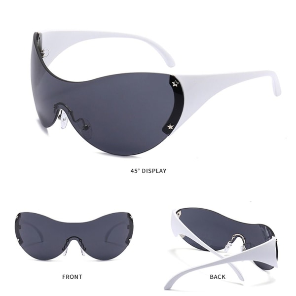 Y2K Solglasögon Wrap Around Shades C4 C4 C4