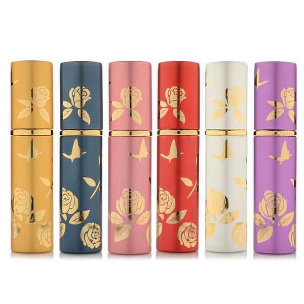 2stk påfyllbar parfymeflaske kosmetikkbeholdere SØLV 2STK Silver 2Pcs-2Pcs