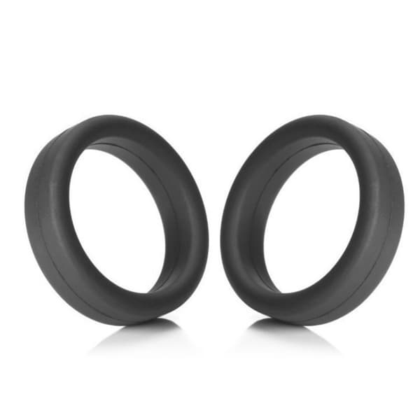 2 Stk Gummi Ring Bagage Hjul Ring SORT SORT black