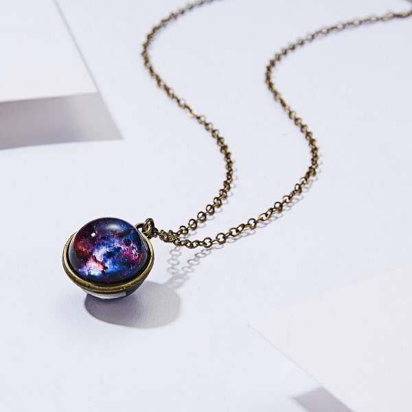 3 kpl Glow Planet -kaulakoru Galaxy Chain F F F