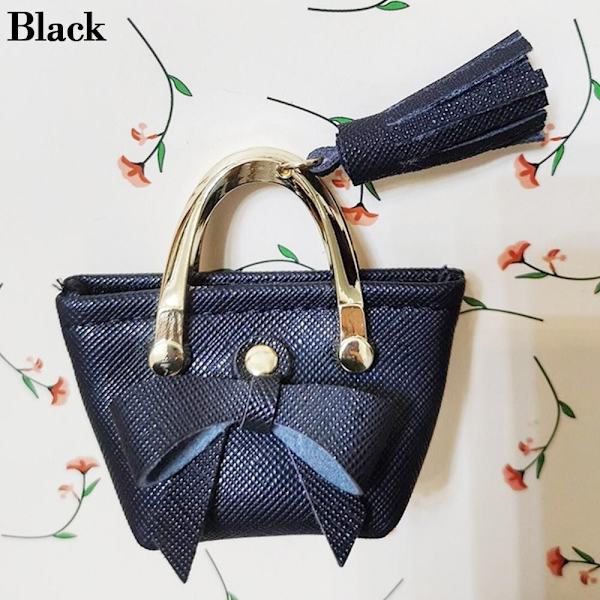 1/6 Docka Tillbehör Dockor Butterfly Handväska SVART Black