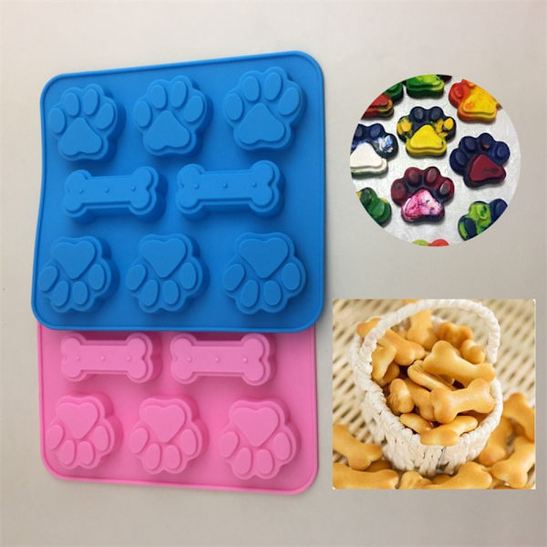 Koiran Footprint mold Cat Paw mold SININEN blue