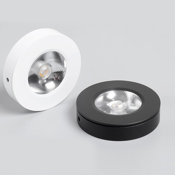 Spot LED Downlight Loftslys 7W SORT 7W SORT 7W Black