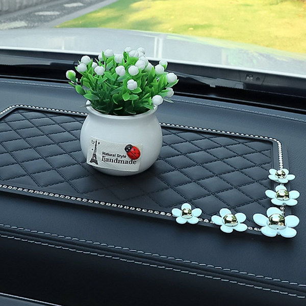 Biltelefon Antisladdmattor Small Daisy Mobiltelefon Pad 18X14CM 18x14cm