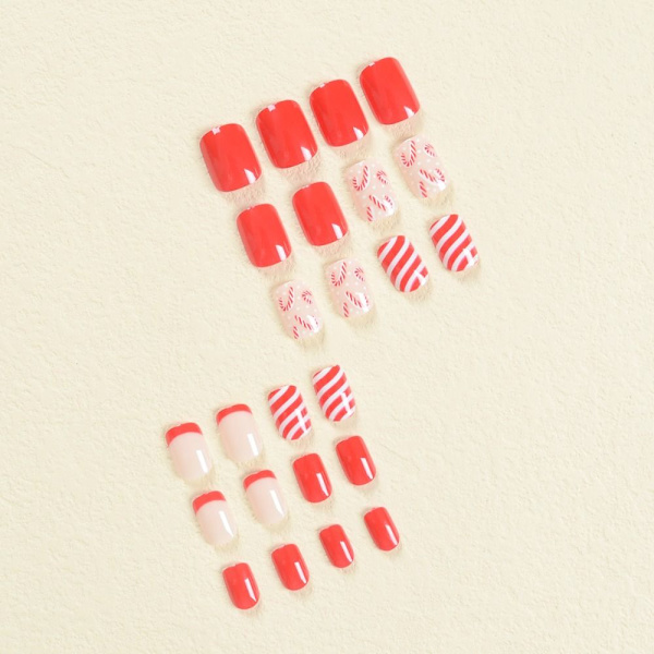 Franske falske negle Christmas False Nail 2 2 2