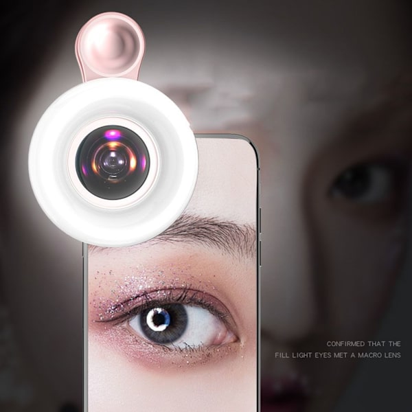 Mobiltelefon Fill Light Makeup Light PINK Pink