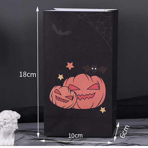 12 kpl Halloween Candy Bag Halloween Paperikassit 04 04 04