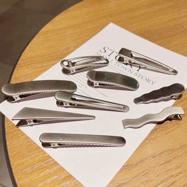 Metalhårclips Hårglideklemmer 8 8 8