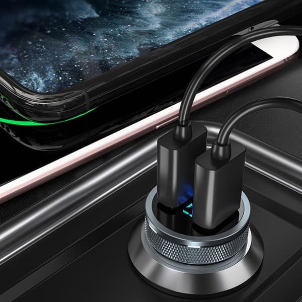 Bilopladerstik Hurtigoplader DOBBELT USB DOBBELT USB