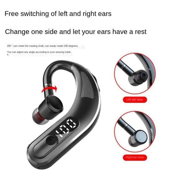 Bluetooth Øretelefon Business Headset HVIT White