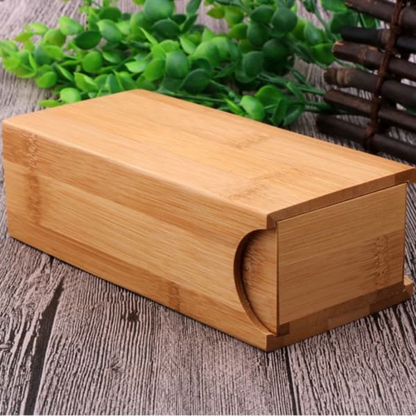 Bambu Glasögon Box Solglasögon Box Solglasögon Förvaringsbox