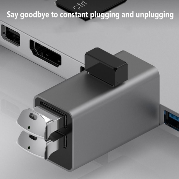 USB keskittimen Type-C Splitter Expander