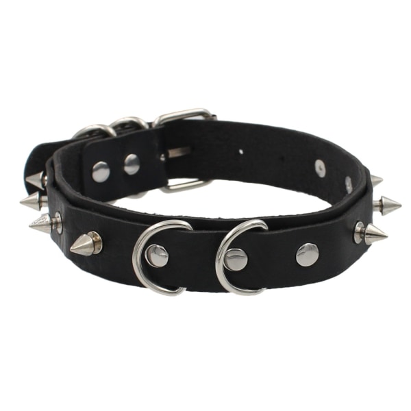 Krage Halsband Hänge Halsband SVART Black