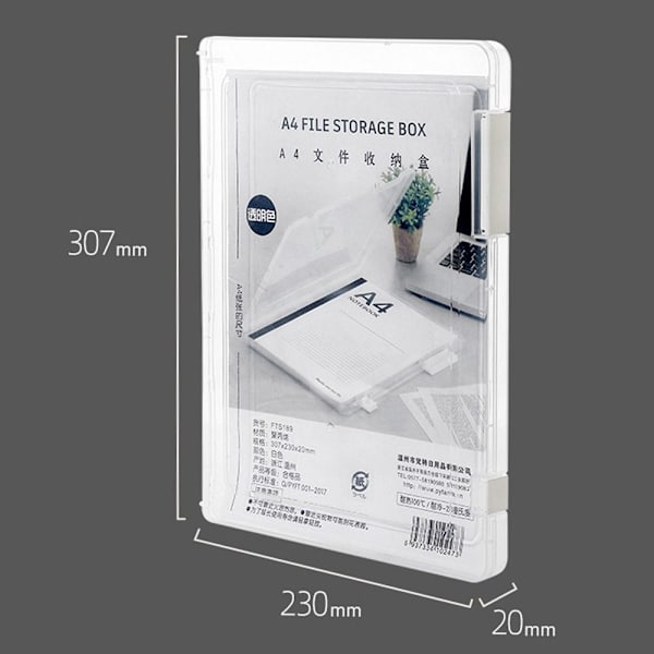 A4 Storage Folder File Organizer Case